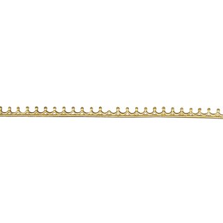 Wachs-Borte, 19 cm, . 2 Stück, gold