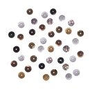 Pailletten-Mix Glam, 6mm ø, 6 Farben á 7g, SB-Karte 42g