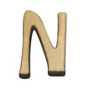 Holz-Buchstabe, 2 cm, N