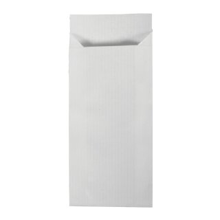 Papier-Minitüte, 5,3x11,5cm, 60g/m2,  50 Stück, weiß