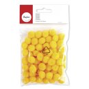 Pompons, 15 mm, . 60 Stück, mais