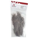 Flauschfeder, 10-15 cm, . 15 Stück, grau