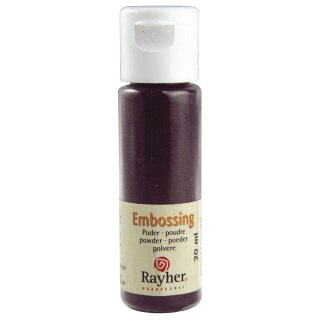 Embossing-Puder, 20 ml Flasche, brombeere, deckend