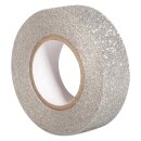 Glitter Tape, 15mm, Rolle 5m, silber