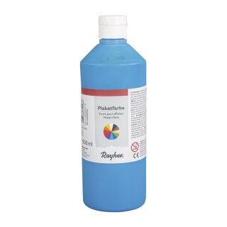 Plakatfarbe, Flasche 500 ml, royalblau