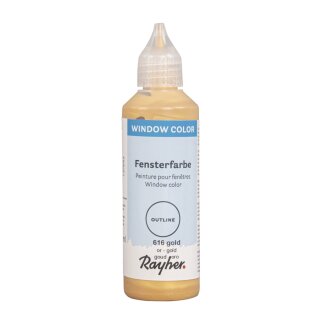 Konturenfarbe easy paint, Flasche 80 ml, gold