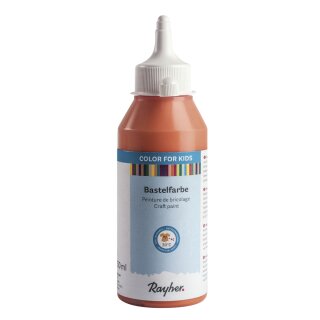 Kinder-Bastelfarbe, Flasche 250ml, kardinalrot