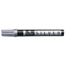 Marker, dicke Spitze M, silber