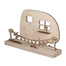 Holzmotiv Wohnwagen, FSC100%, 20x11,5x0,4cm, 6teilig,  1Set, natur