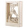 Holzbaus. 3D-Motivr. Flamingo, FSC 100%, 20x30x6,7cm, 10-tlg. , Box 1Set, natur