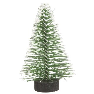 Deko-Tannenbaum beschneit, 5cm, grün, PVC-Box 8Stück