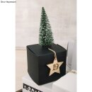 Deko-Tannenbaum beschneit, 10cm, grün, PVC-Box 4 Stück