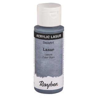 Lasur Flasche 59ml, blaugrau