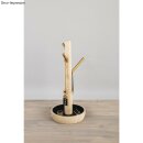 Holz-Schmuckständer, FSC 100%, 13cm ø, 31,5cm, m. 3 Ästen, natur