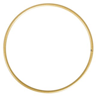 Metallringe beschichtet gold 15 - 25 cm