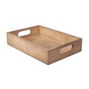 Holz Tablett 24x17x5cm natur