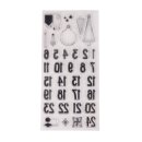 Clear Stamps - Adventskalender Nordic 97x205mm, 34 Motive 1 Bogen