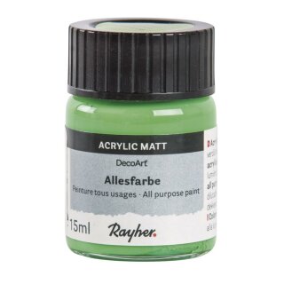 Allesfarbe, Glas 15 ml, grasgrün