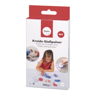 Kreide-Gießpulver 200g  weiß