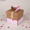 DIY Explosionsbox 12x12x12cm 16-tlg., kraft