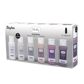 Chalky Set 6 Farben à 60ml rosé