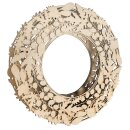 Holz Kranz Beere + Blatt, FSC Mix Credit, 35cm ø, 10-tlg., Box 1Set, natur