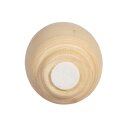 Holz Deko Vase, mini, 4,8-6,4cm, sortiert, PVC-Box 3Stück, natur