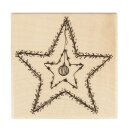 Stempel Star und Sternchen, 7x7cm