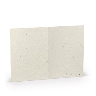 Paperado Karten B6 hd-pl, FSC Mix Credit, 240x169mm, 220g/m2, Beutel 5Stück, Rössler Nr. 1103072623, vanille