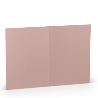 Paperado Karten B6 hd-pl, FSC Mix Credit, 240x169mm, 220g/m2, Beutel 5Stück, Rössler Nr. 1103072063, rosé