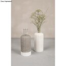 Silikon Gießform Vase geriffelt Boden Ø5cm, Höhe 10,2cm, +1 Reagenzglas