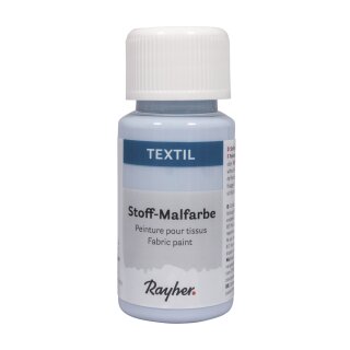 Textil Stoffmalfarbe, Flasche 50ml, himmelblau