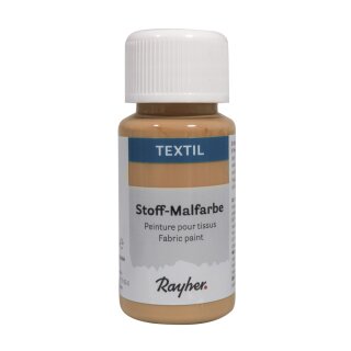 Textil Stoffmalfarbe, Flasche 50ml, nougat