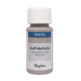 Textil Stoffmalfarbe, Flasche 50ml, steingrau