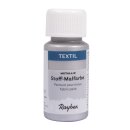 Textil Stoffmalfarbe Metallic, Flasche 50ml, silber