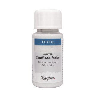 Textil Stoffmalfarbe Glitter, Flasche 50ml, irisierend