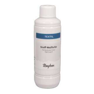 Textil Stoffmalfarbe, Flasche 250ml, weiß