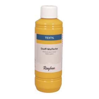 Textil Stoffmalfarbe, Flasche 250ml, sonnengelb