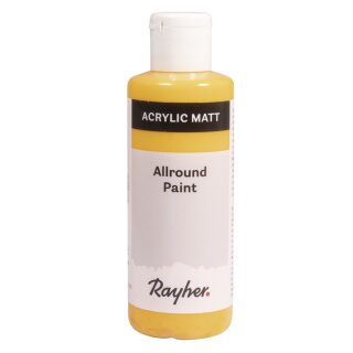 Allround Paint Acrylfarbe, Flasche 80ml, goldgelb