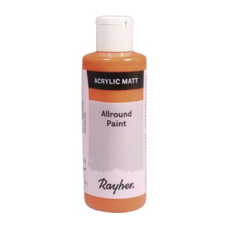 Allround Paint Acrylfarbe, Flasche 80ml, mandarine