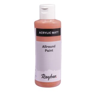 Allround Paint Acrylfarbe, Flasche 80ml, koralle