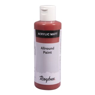 Allround Paint Acrylfarbe, Flasche 80ml, klassikrot