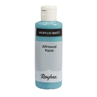 Allround Paint Acrylfarbe, Flasche 80ml, türkis