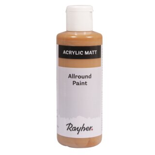 Allround Paint Acrylfarbe, Flasche 80ml, sienna gebrannt