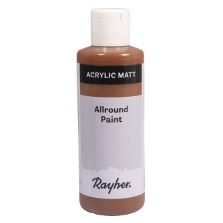 Allround Paint Acrylfarbe, Flasche 80ml, schokolade