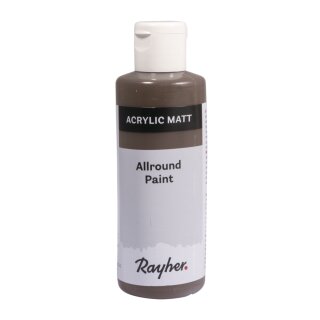 Allround Paint Acrylfarbe, Flasche 80ml, kastanie