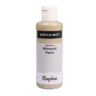 Allround Paint Acrylfarbe Metallic, Flasche 80ml, kaschmir gold