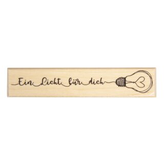 Stempel Ein Licht für dich, 2x10cm