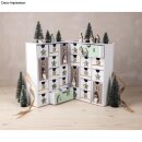 Holz Adventskalenderzahlen 1-24,FSC 100%, 1,7cm, m. Klebepunkt, SB-Btl. 24Stück, natur