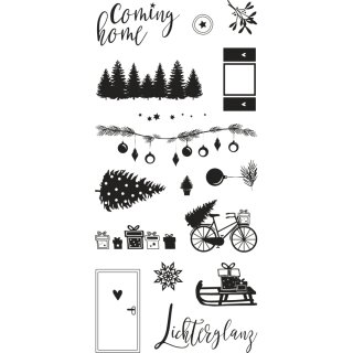 Clear Stamps - Coming Home, 97x205mm, 16 Motive 1 Bogen